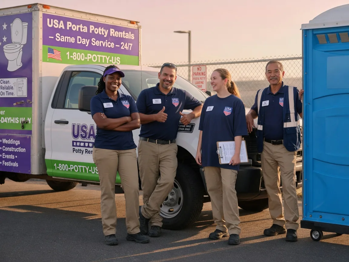Porta Potty Rental company in De Land, IL
